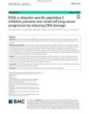 EOAI, a ubiquitin-specific peptidase 5 inhibitor, prevents non-small cell lung cancer progression by inducing DNA damage