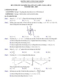 Đề cương ôn tập kiểm tra giữa kì 1 môn Toán lớp 12 năm 2022-2023 - Trường THPT Lương Ngọc Quyến, Thái Nguyên