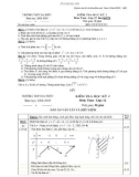 ĐỀ KIỂM TRA HỌC KỲ 2 – TOÁN 12 – THPT ĐA PHÚC