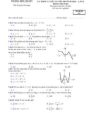 Đề thi thử tốt nghiệp THPT năm 2021 môn Toán có đáp án - Trường THPT chuyên ĐH Vinh (Lần 2)