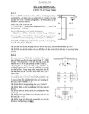 Bài tập Móng cọc - TS. Lê Trọng Nghĩa