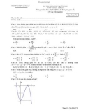 Đề thi KSCL môn Toán lớp 12 năm 2018-2019 lần 2 - THPT Lê Xoay - Mã đề 570