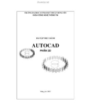 Bài tập thực hành AutoCAD 2D