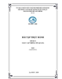 Bài tập thực hành: Thực tập thông tin quang - CĐ Kinh tế Kỹ thuật TP.HCM