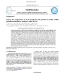 Survey the proportions of TCM symptoms and patterns in stable COPD patients at University Medical Center HCMC