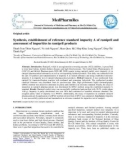 Synthesis, establishment of reference standard impurity A of ramipril and assessment of impurities in ramipril products