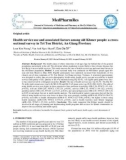 Health service use and associated factors among old Khmer people: A crosssectional survey in Tri Ton District, An Giang Province