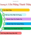 Bài giảng Sức bền vật liệu - Chương 6: Uốn phẳng thanh thẳng