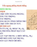 Bài giảng Chương 6: Uốn ngang phẳng thanh thẳng