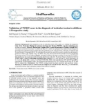 Validation of TWIST score in the diagnosis of testicular torsion in children: A Prospective study