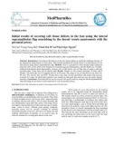 Initial results of covering soft tissue defects in the foot using the lateral supramalleolar flap nourishing by the dorsal vessels anastomosis with the peroneal artery