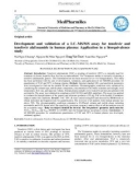 Development and validation of a LC–MS/MS assay for tenofovir and tenofovir alafenamide in human plasma: Application in a bioequivalence study