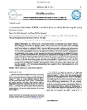 Assessment of stability of HbA1c levels in human whole blood samples using immunoassays