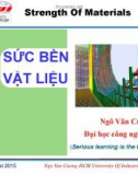 Bài giảng Sức bền vật liệu: Chương 4 - ThS. Ngô Văn Cường