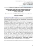 Household health seeking behavior and predicators of health care of vulnerable groups of rural dwellers in North Central Nigeria: a mixed method study