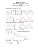 Đề thi môn điện tử cơ bản