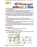 Tính toán dây quấn biến áp 1 pha