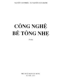 Kỹ thuật bê tông nhẹ: Phần 1