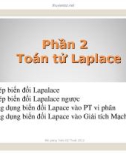 Bài giảng Toán kỹ thuật: Chương 3 - Toán tử Laplace (ĐH Bách Khoa TP.HCM)