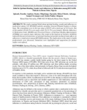 Belief in spiritual healing, gender and adherence to medication among HIV/AIDS patients in Benue State, Nigeria