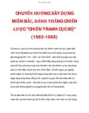 CHUYỂN HƯỚNG XÂY DỰNG MIỀN BẮC, ĐÁNH THẮNG CHIẾN LƯỢC CHIẾN TRANH CỤC BỘ (1965-1968)_3