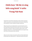 Chiến lược 'đô thị và cảng biển song hành' ở miền Trung Việt Nam