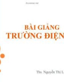 Bài giảng Trường điện từ: Chương 1 - ThS. Nguyễn Thị Linh Phương