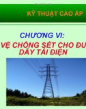 Bảo vệ chống sét cho đường dây tải điện