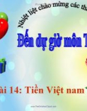 Bài giảng Tiền Việt Nam - Toán 2 - GV.Lê Văn Hải