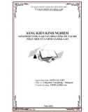 Sáng kiến kinh nghiệm: Giải pháp nâng cao văn hóa công sở tại bộ phận một cửa UBND xã Đăk Lao