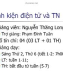 Linh kiện điện tử và TN