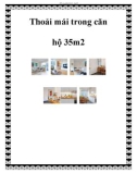 Thoải mái trong căn hộ 35m2