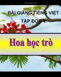 Bài Tập đọc: Hoa học trò - Bài giảng điện tử Tiếng việt 4 - GV.N.Phương Hà