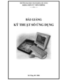 Bài giảng kỹ thuật số ứng dụng - Chương 1