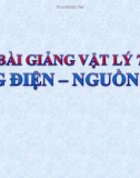 Slide bài Dòng điện-nguồn điện - Vật lý 7 - N.T.Tuyên