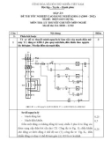 Đáp án đề thi tốt nghiệp cao đẳng nghề khóa 3 (2009-2012) - Nghề: Điện dân dụng - Môn thi: Lý thuyết chuyên môn nghề - Mã đề thi: DA ĐDD–LT03