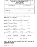 Đề thi học kì 2 môn Toán lớp 3 năm 2021-2022 - Trường Tiểu học Nghĩa Trung