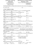 Đề thi học kì 1 môn Hóa học 10 năm 2019-2020 có đáp án - Sở GD&ĐT Quảng Nam