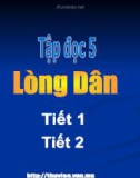 Bài giảng Tập đọc: Lòng dân - Tiếng việt 5 - GV.N.T.Hồng