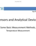 Lecture Sensors and analytical devices: Temperature measurement - Nguyễn Công Phương