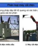 Bài giảng Phân loại máy cắt điện