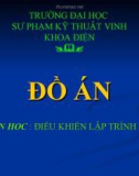 Đồ án : Điều khiển hệ thống đài phun nước tự động