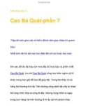 Kiến thức lớp 11 Cao Bá Quát-phần 7