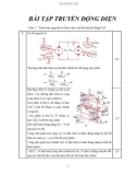 Bài tập Truyền động điện