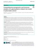 Comprehensive prognostic and immune analysis of a glycosylation related risk model in pancreatic cancer