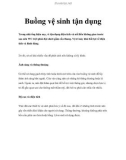 Buồng vệ sinh tận dụng