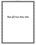 Bao gối hoa thủy tiên