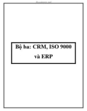 Bộ ba: CRM, ISO 9000 và ERP