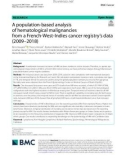 A population-based analysis of hematological malignancies from a French-West-Indies cancer registry's data (2009–2018)