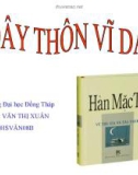 Bài giảng Đây thôn Vĩ Dạ